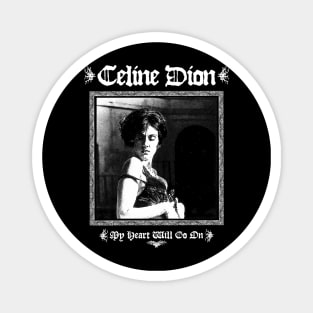 Metal Style Celine Dion Magnet